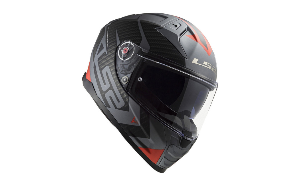 LS2 VECTOR II FF811 SPLITTER ΚΡΑΝΟΣ FULL FACE MATT TITANIUM RED