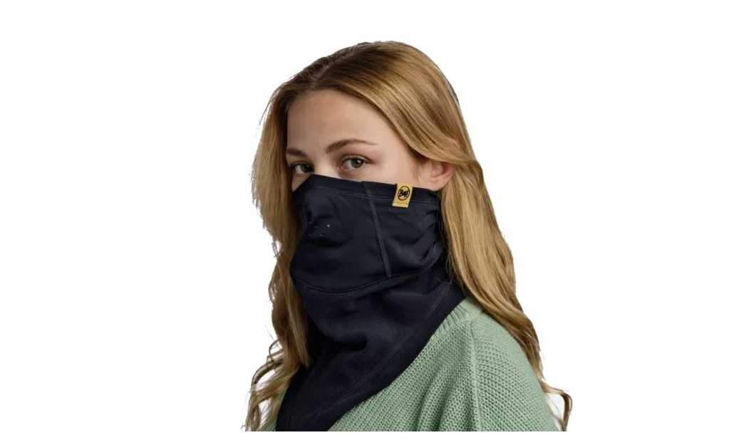 BUFF MOUNTAIN BANDANA ΜΑΚΡΥ ΙΣΟΘΕΡΜΙΚΟ ΛΑΙΜΟΥ SOLID BLACK