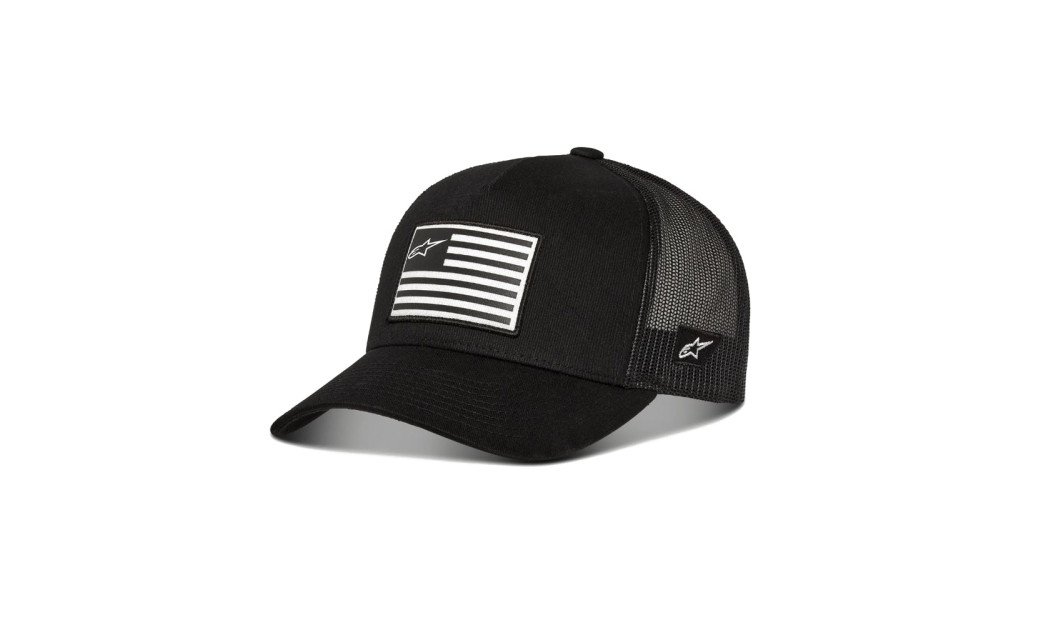 ΚΑΠΕΛΟ ALPINESTARS FLAG SNAPBACK BLACK/ WHITE