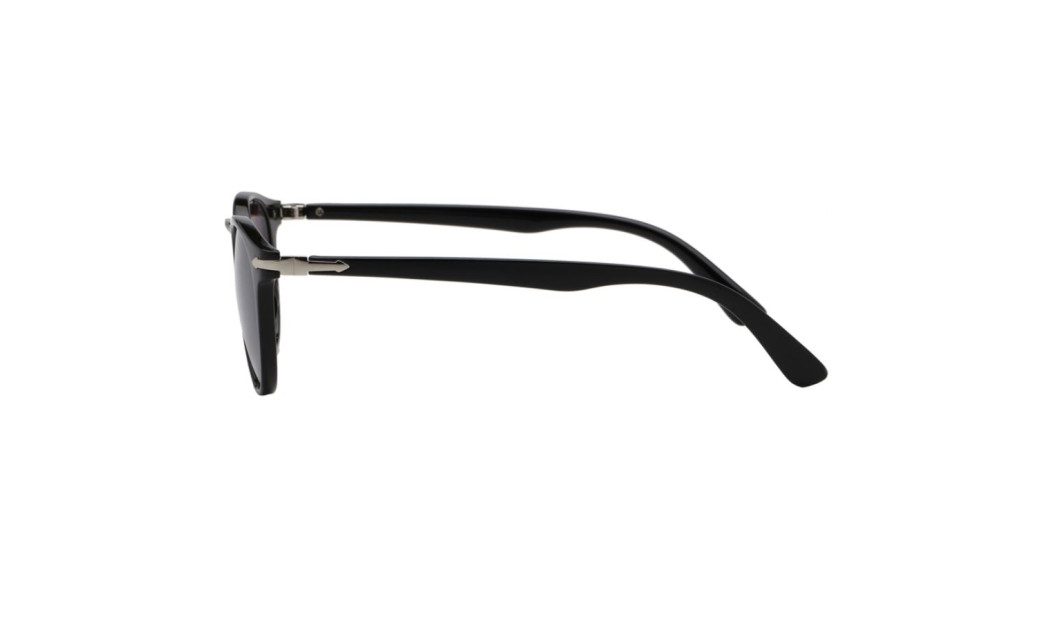 GIO VISION EYEWEAR ΓΥΑΛΙΑ ΗΛΙΟΥ UNISEX ΣΤΡΟΓΓΥΛΟ ΜΑΥΡΟ 