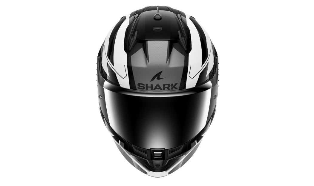 ΚΡΑΝΟΣ FULL FACE SHARK D-SKWAL 3 SIZLER KWA WHITE BLACK ANTHRACITE