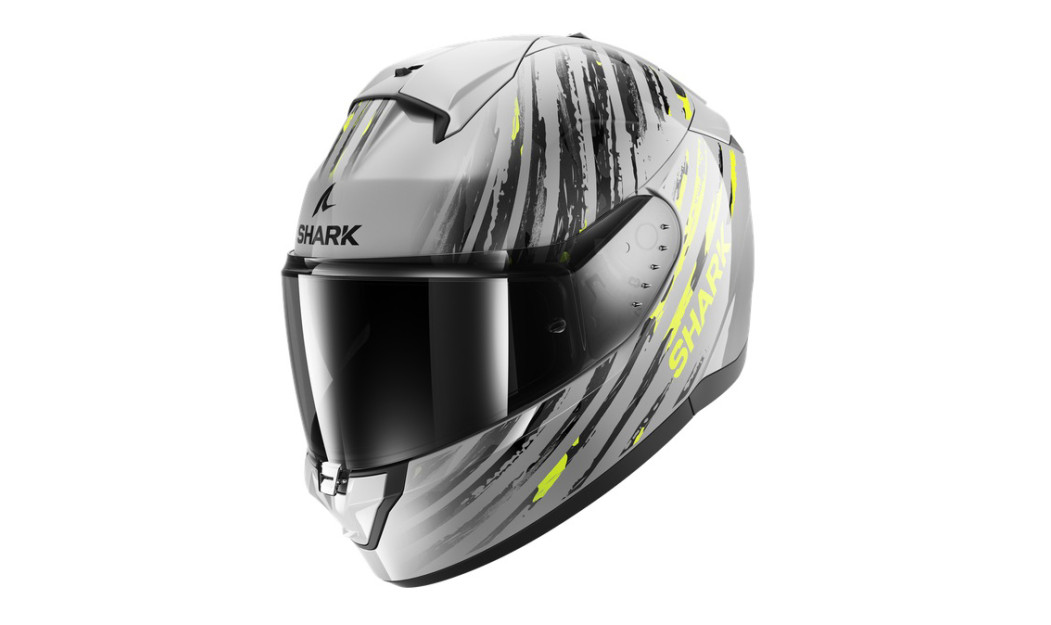 SHARK RIDILL 2 ASSYA ΚΡΑΝΟΣ FULL FACE SILVER ANTHRACITE YELLOW