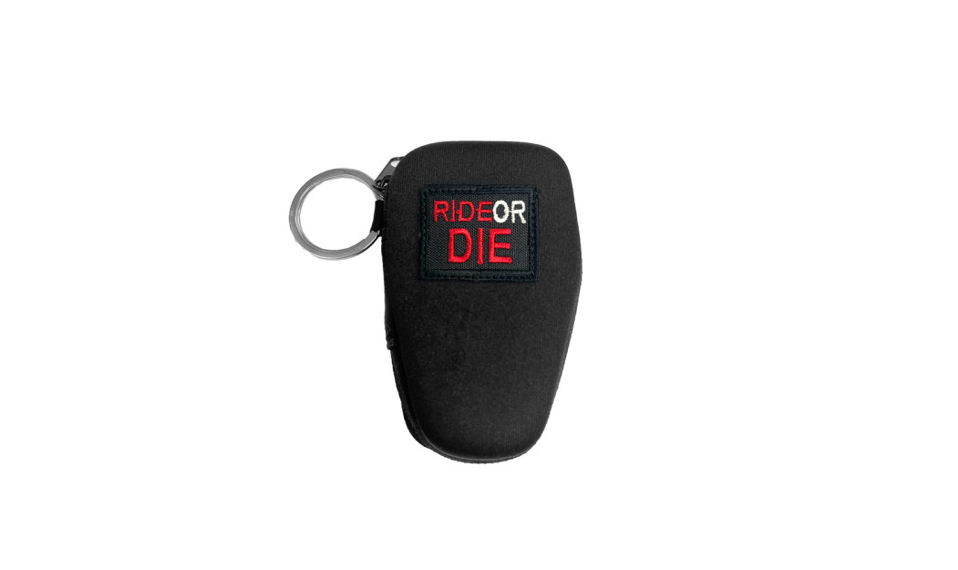 ΜΠΡΕΛΟΚ ΚΛΕΙΔΙΩΝ ΜΕ ΘΗΚΗ ΜΑΥΡΗ RIDE OR DIE