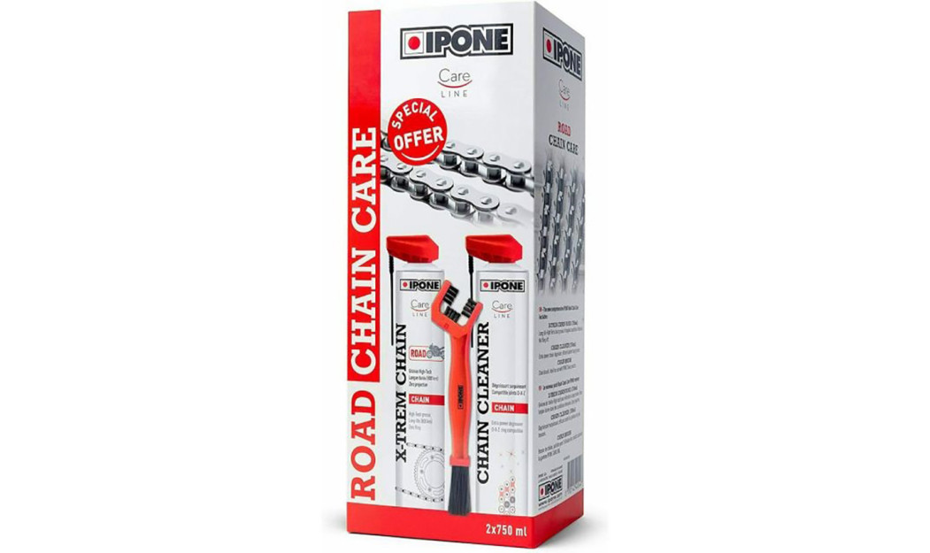 IPONE ROAD CHAIN CARE ΣΕΤ ΚΑΘΑΡΙΣΜΟΥ ΑΛΥΣΙΔΑΣ 750ML
