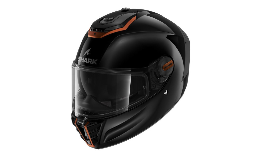 SHARK SPARTAN RS ΚΡΑΝΟΣ FULL FACE BLANK BLACK ORANGE