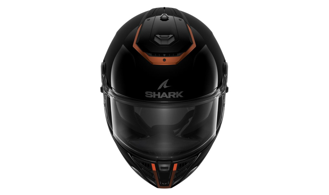 SHARK SPARTAN RS ΚΡΑΝΟΣ FULL FACE BLANK BLACK ORANGE