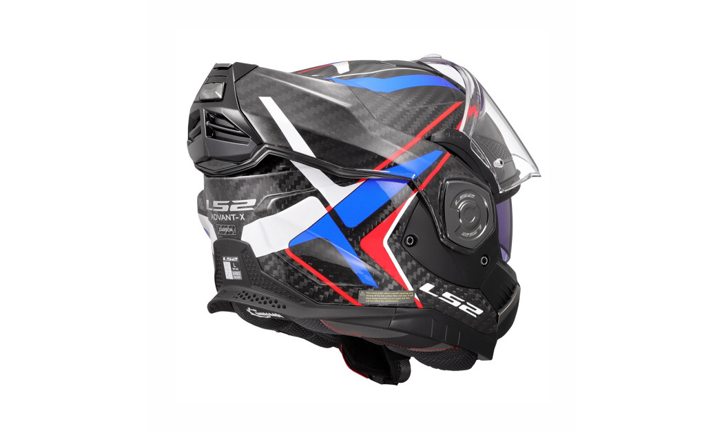 LS2 FF901 ADVANT X CARBON FUTURE II ΚΡΑΝΟΣ FLIP UP BLACK RED BLUE