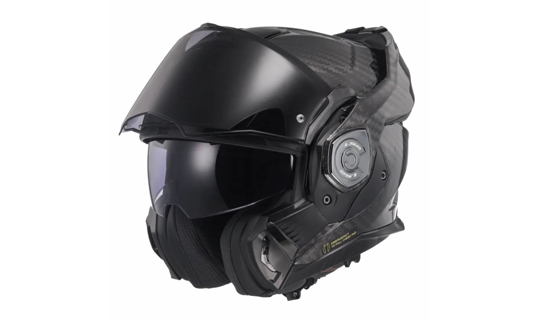 LS2 FF901 ADVANT X ΚΡΑΝΟΣ ΜΗΧΑΝΗΣ FLIP UP CARBON BLACK