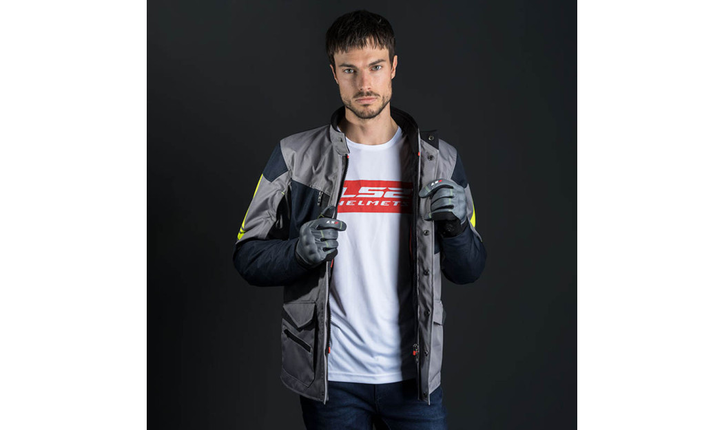 LS2 METROPOLIS EVO ΜΠΟΥΦΑΝ ΜΗΧΑΝΗΣ ΧΕΙΜΕΡΙΝΟ 3/4 TITANIUM YELLOW