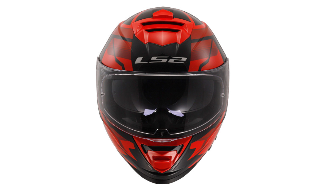  LS2 FF800 STORM II TRACKER ΚΡΑΝΟΣ FULL FACEGLOSS BLACK RED
