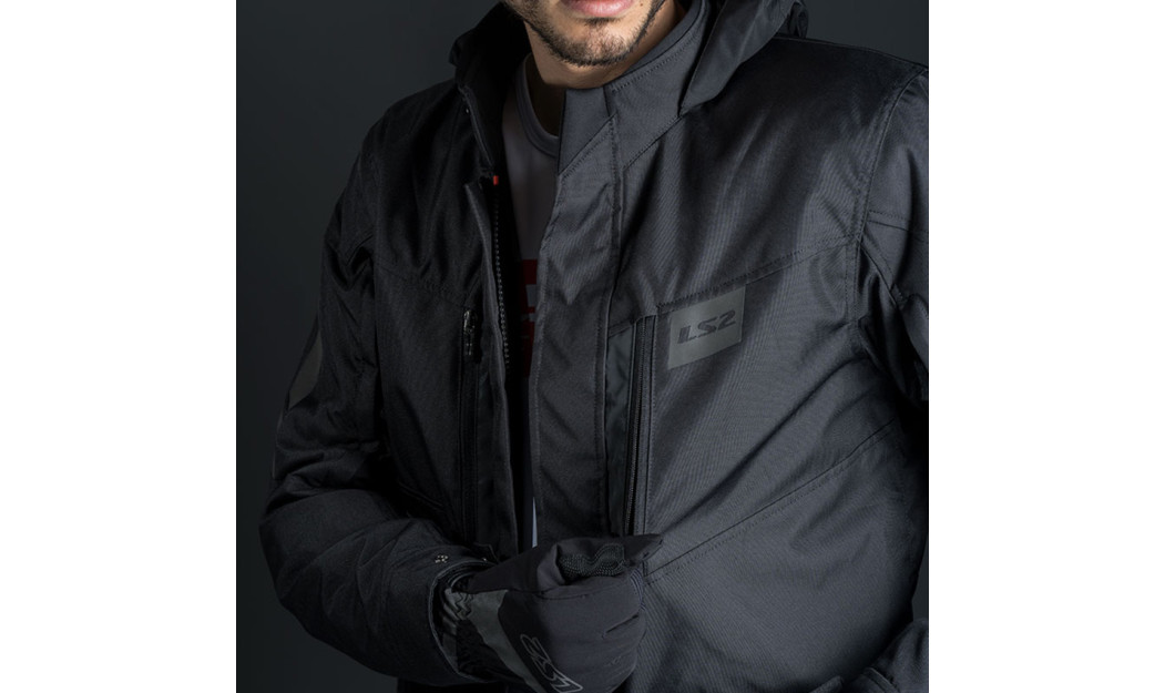 LS2 METROPOLIS EVO ΜΠΟΥΦΑΝ ΜΗΧΑΝΗΣ ΧΕΙΜΕΡΙΝΟ 3/4 BLACK