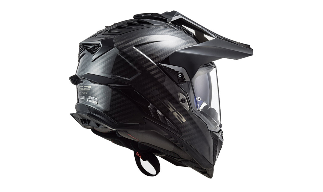 LS2 EXPLORER CARBON MX701 ΚΡΑΝΟΣ ΜΗΧΑΝΗΣ ADVENTURE GLOSS CARBON 