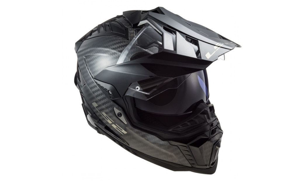 LS2 EXPLORER CARBON MX701 ΚΡΑΝΟΣ ΜΗΧΑΝΗΣ ADVENTURE GLOSS CARBON 