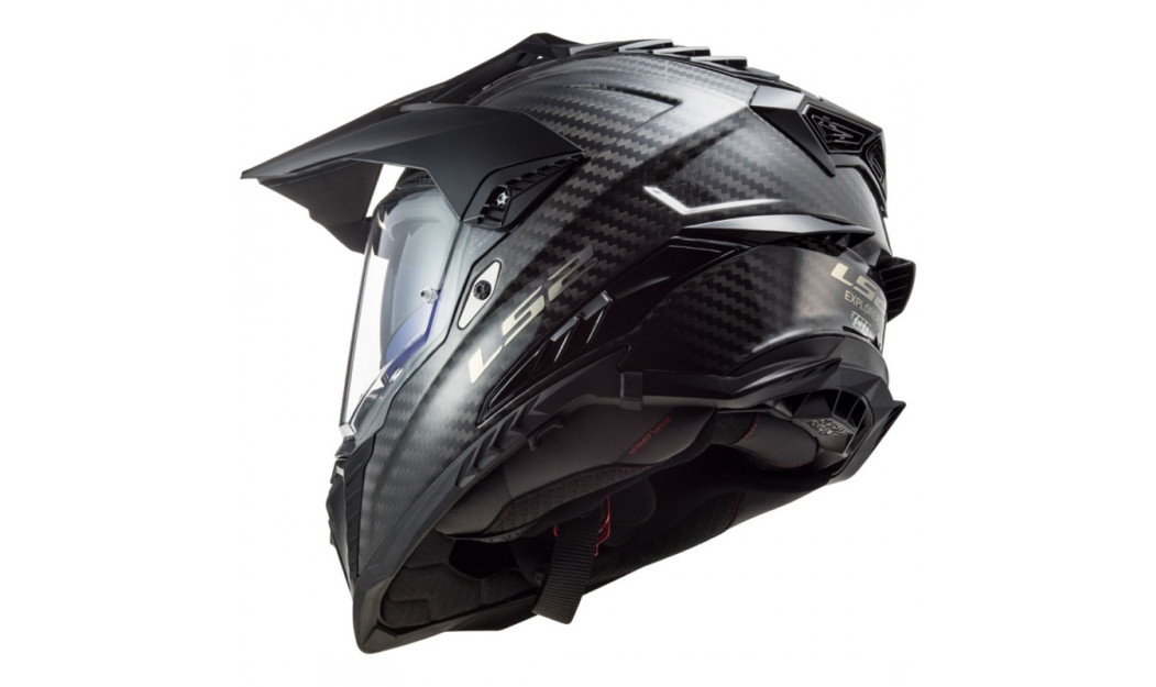 LS2 EXPLORER CARBON MX701 ΚΡΑΝΟΣ ΜΗΧΑΝΗΣ ADVENTURE GLOSS CARBON 