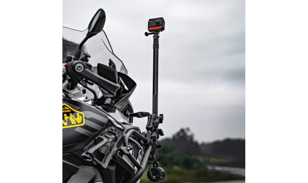 MOTOWOLF ΕΠΕΚΤΑΣΙΜΟΣ ΒΡΑΧΙΟΝΑΣ ΣΤΗΡΙΞΗΣ ΚΑΜΕΡΑΣ ΜΟΤΟ GOPRO/ INSTA360 