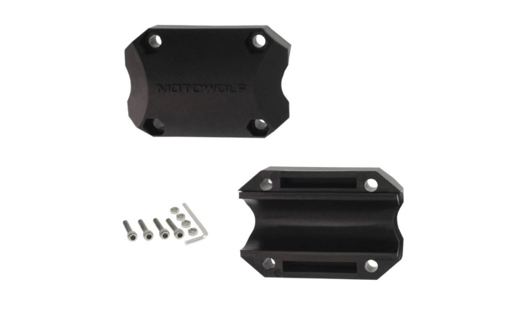 MOTOWOLF BUMPER PROTECTIVE BLOCK ΠΡΟΣΤΑΤΕΥΤΙΚΑ ΓΙΑ ΚΑΓΚΕΛΑ ΜΟΤΟΣΙΚΛΕΤΑΣ ΜΑΥΡΑ ΣΕΤ 2 ΤΕΜ. 