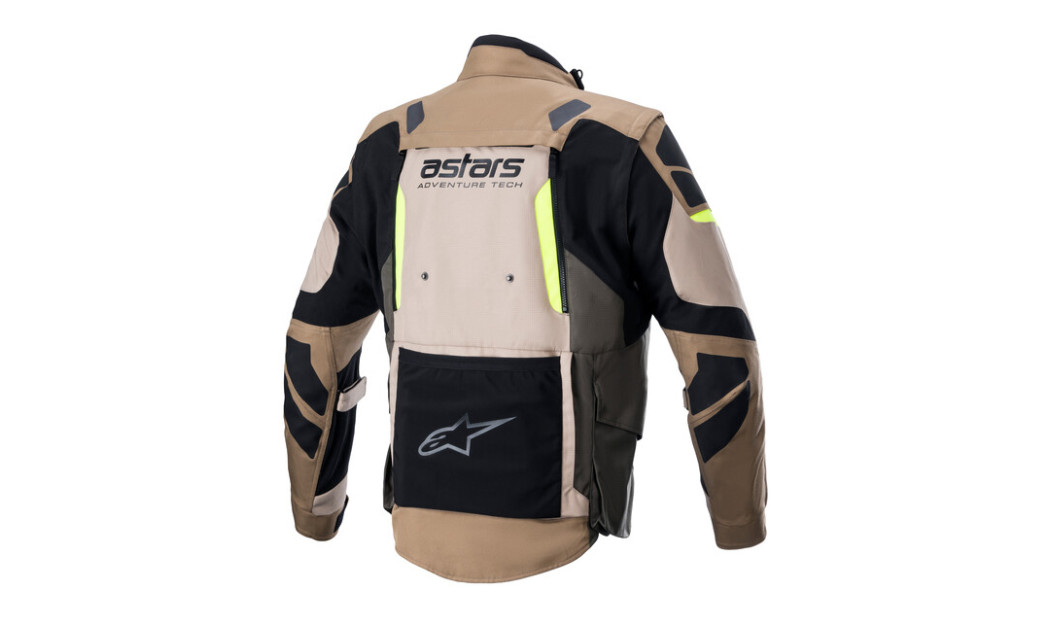 ALPINESTARS ADVENTURE  HALO DRYSTAR ΜΠΟΥΦΑΝ ΜΗΧΑΝΗΣ 4 ΕΠΟΧΩΝ  SAND/FLUO YELLOW/KHAKI