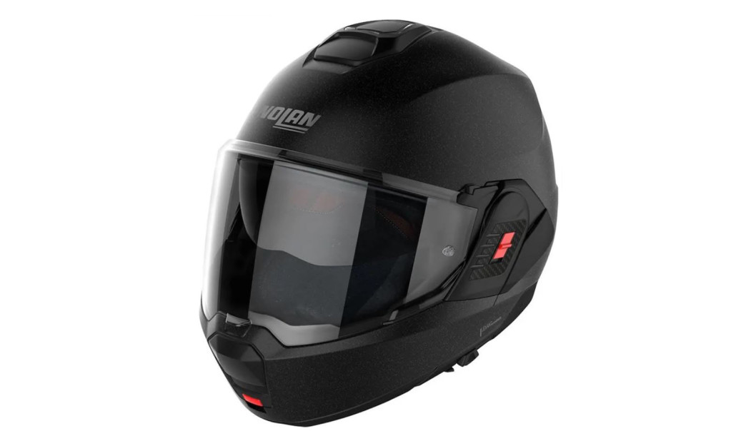 NOLAN N120-1 SPECIAL N-COM ΚΡΑΝΟΣ FLIP UP BLACK GRAPHITE