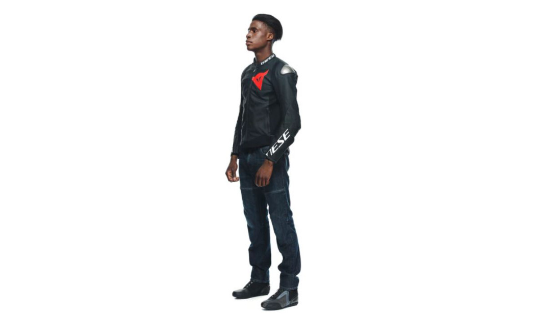 DAINESE SPORTIVA PERF. ΔΕΡΜΑΤΙΝΟ ΜΠΟΥΦΑΝ ΜΗΧΑΝΗΣ BLACK MATT