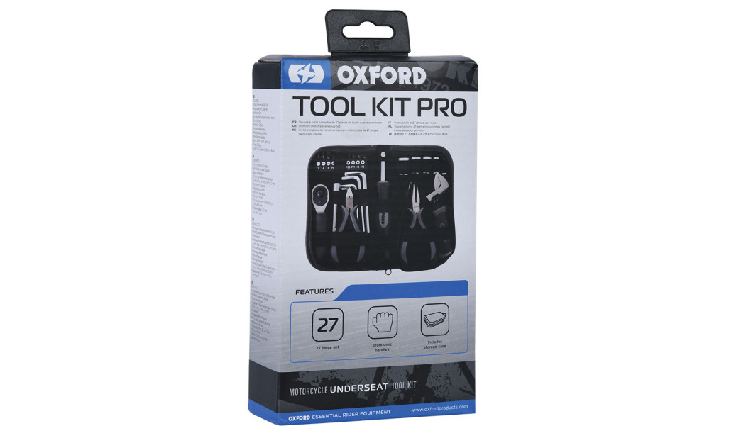OXFORD TOOL KIT PRO ΣΕΤ ΕΡΓΑΛΕΙΩΝ ΜΟΤΟΣΥΚΛΕΤΑΣ 27 ΤΕΜ. OX770