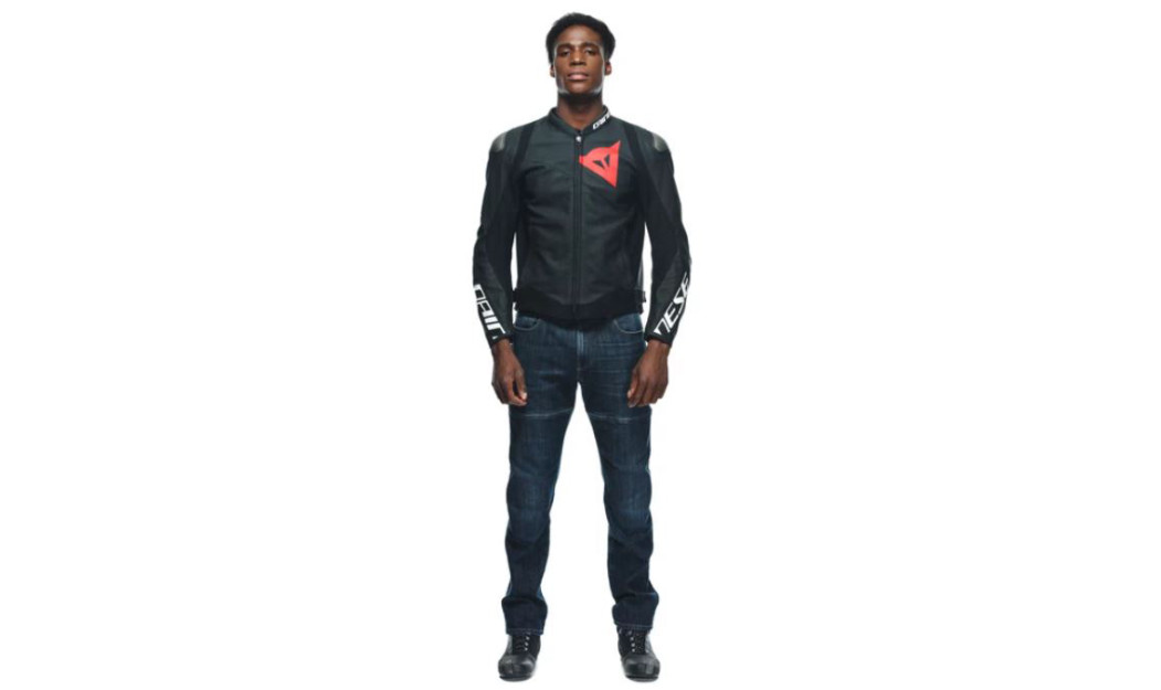 DAINESE SPORTIVA PERF. ΔΕΡΜΑΤΙΝΟ ΜΠΟΥΦΑΝ ΜΗΧΑΝΗΣ BLACK MATT