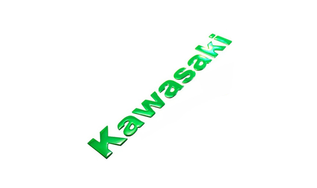 ΑΥΤΟΚΟΛΛΗΤΟ ΣΗΜΑ 3D KAWASAKI GREEN