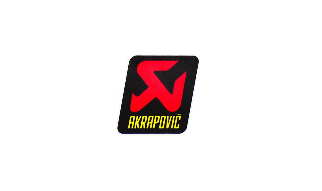 AKRAPOVIC ΜΕΤΑΛΛΙΚΟ ΑΥΤΟΚΟΛΛΗΤΟ ΣΗΜΑ ΑΛΟΥΜΙΝΙΟΥ 