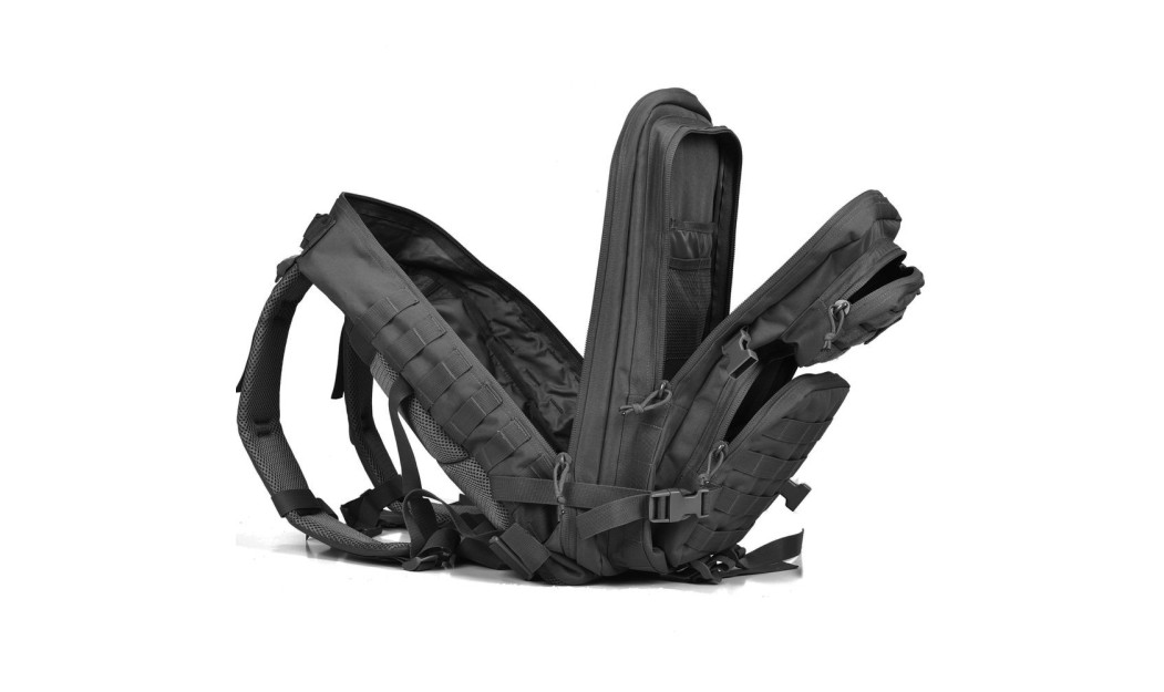 AGVPRO GVR24252 TACTICAL ΣΑΚΙΔΙΟ ΠΛΑΤΗΣ 45L BLACK 