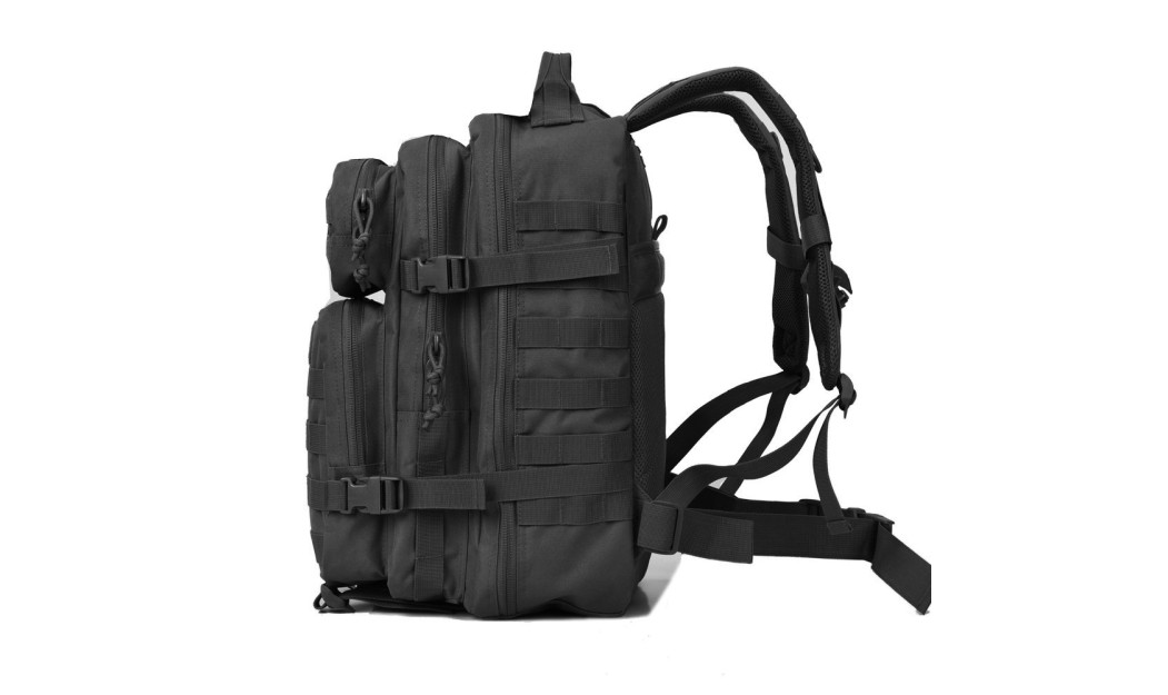 AGVPRO GVR24252 TACTICAL ΣΑΚΙΔΙΟ ΠΛΑΤΗΣ 45L BLACK 