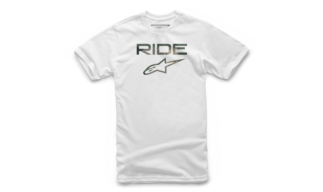 T-SHIRT ALPINESTARS RIDE 2.0 CAMO ΛΕΥΚΟ