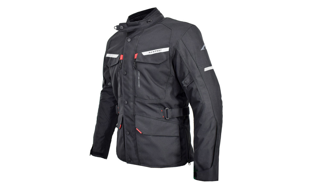 AGVPRO TORNADO DRY-TEX ΜΠΟΥΦΑΝ ΜΗΧΑΝΗΣ 3/4 ΜΑΥΡΟ 