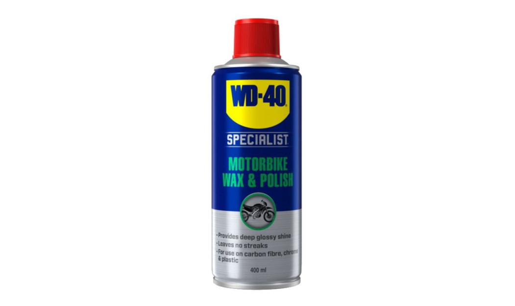 WD-40 MOTO WAX AND POSLISH ΣΠΡΕΙ ΓΙΑ ΚΕΡΩΜΑ ΚΑΙ ΓΥΑΛΙΣΜΑ 400ML