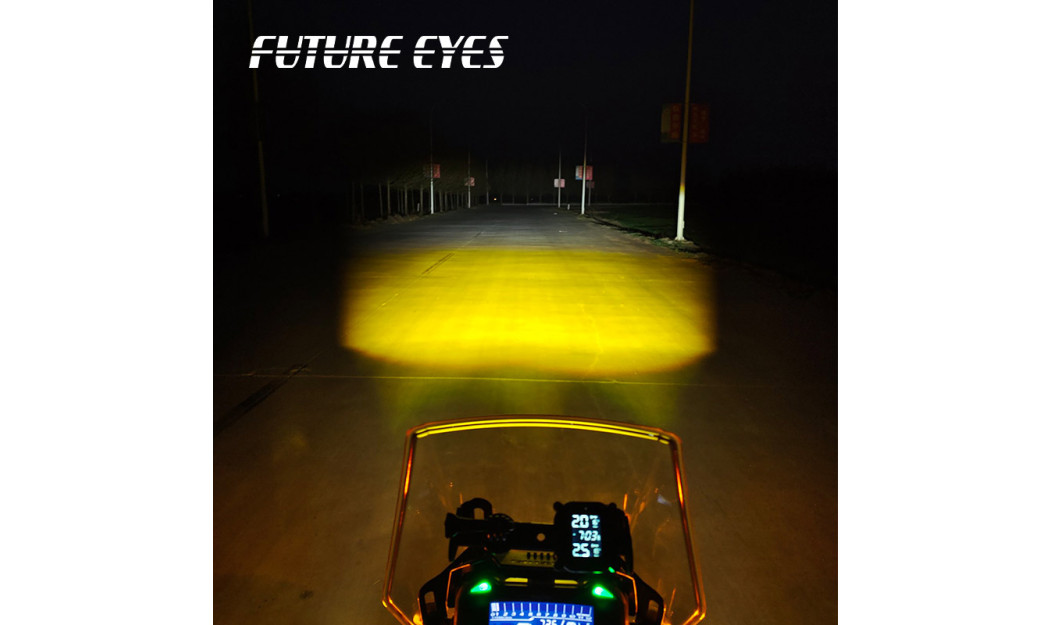 FUTURE EYES F150 LED 60W IP67 6000LM ΠΡΟΒΟΛΑΚΙΑ ΜΗΧΑΝΗΣ ΣΕΤ ΚΙΤΡΙΝΟ/ ΛΕΥΚΟ 