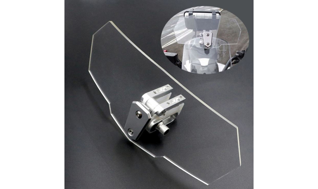 UNIVERSAL SPOILER ΠΡΟΕΚΤΑΣΗ ΖΕΛΑΤΙΝΑΣ ΔΙΑΦΑΝΟ 27X12 CM