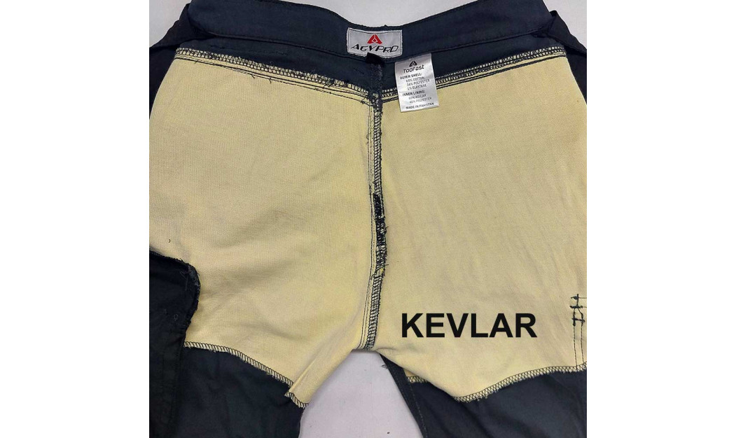 AGVPRO CARGO-4 KEVLAR ΠΑΝΤΕΛΟΝΙ ΜΗΧΑΝΗΣ ΓΚΡΙ/ΠΟΝΤΙΚΙ 