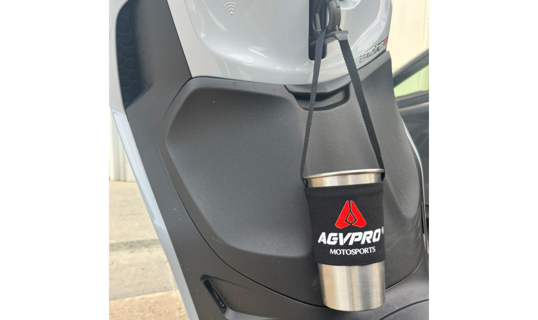 AGVPRO MOTORCYCLE CUP HOLDER ΠΟΤΗΡΟΘΗΚΗ ΥΦΑΣΜΑΤΙΝΗ ΚΡΕΜΑΣΤΗ