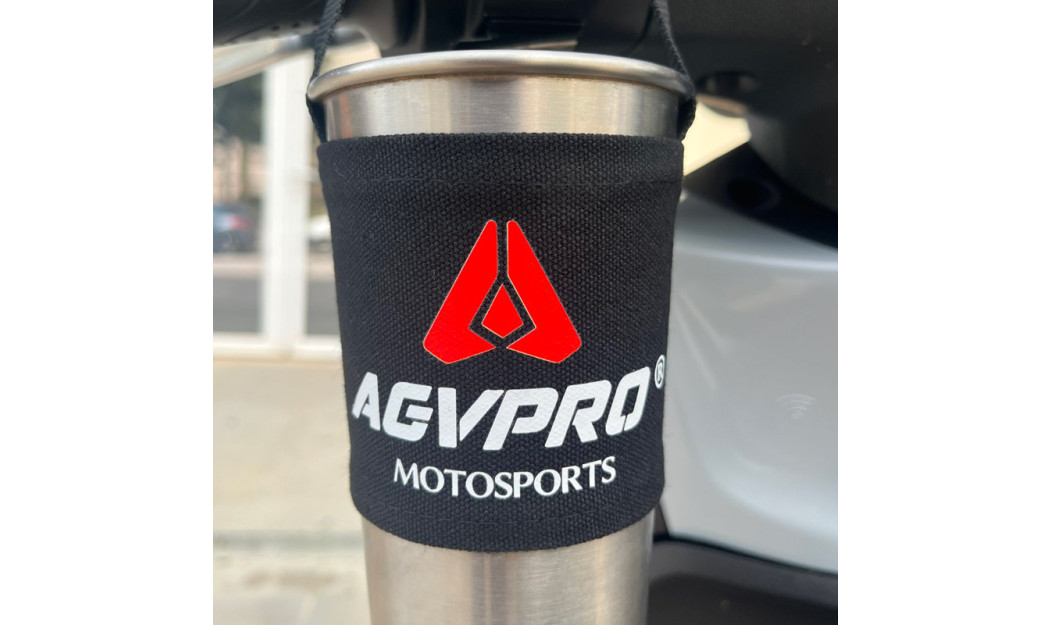 AGVPRO MOTORCYCLE CUP HOLDER ΠΟΤΗΡΟΘΗΚΗ ΥΦΑΣΜΑΤΙΝΗ ΚΡΕΜΑΣΤΗ