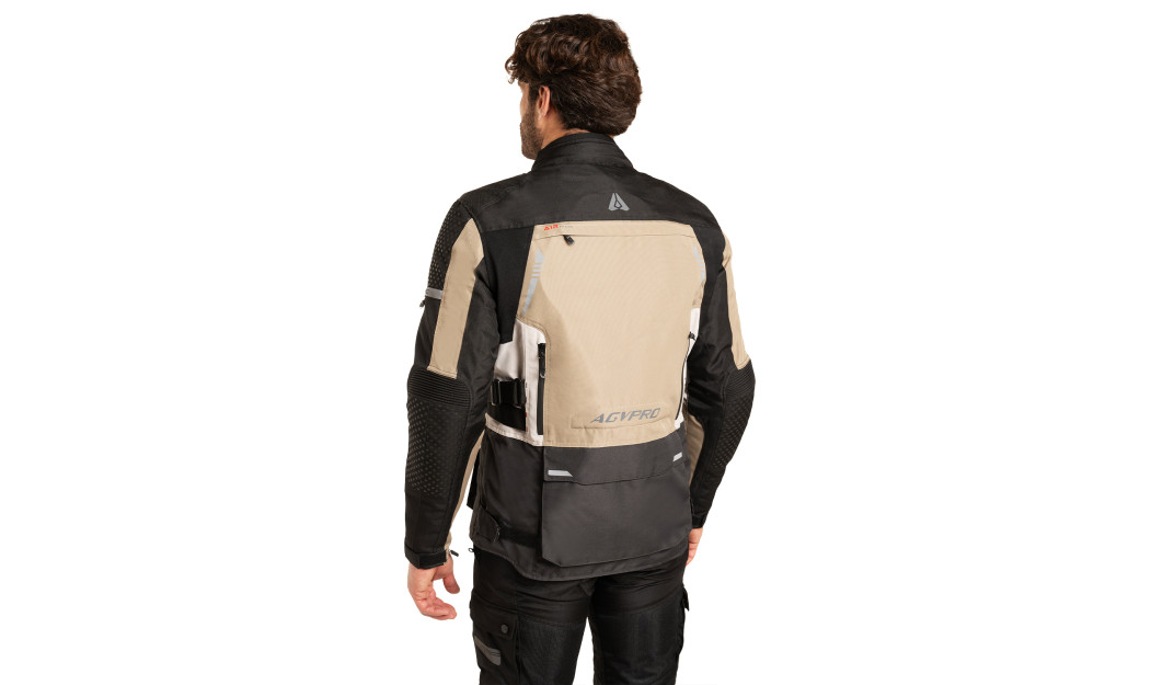 AGVPRO COMMANDER TOURING ΜΠΟΥΦΑΝ ΜΗΧΑΝΗΣ 4 ΕΠΟΧΩΝ BEIGE/BLACK 