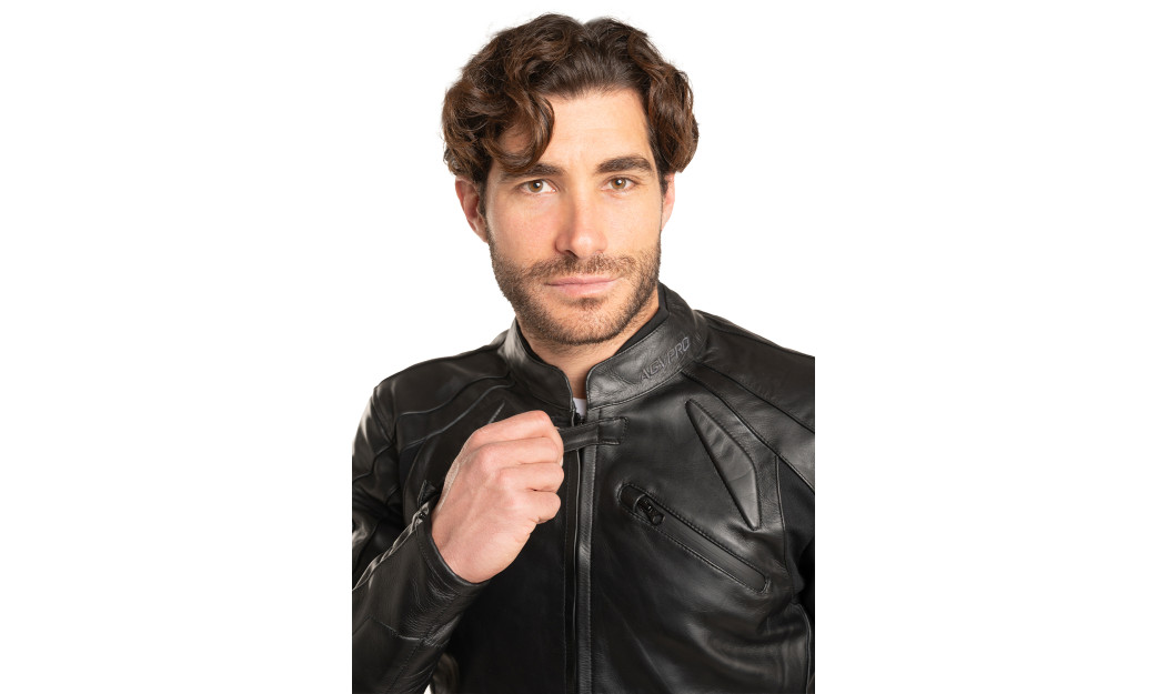 AGVPRO RAPTOR D1 ΜΠΟΥΦΑΝ ΜΗΧΑΝΗΣ ΔΕΡΜΑΤΙΝΟ ΜΑΥΡΟ