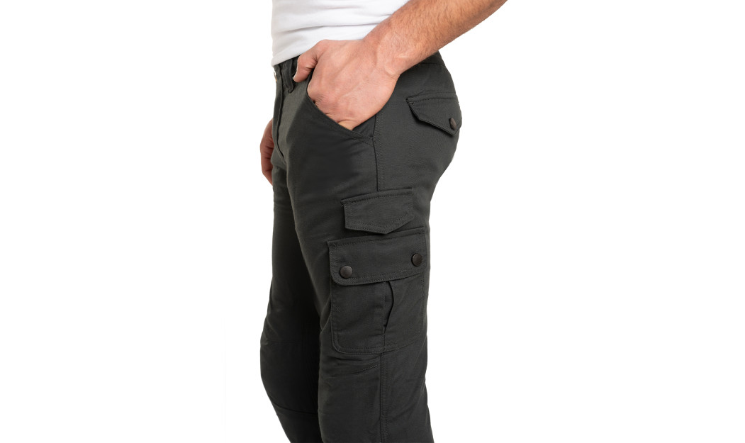 AGVPRO CARGO-4 KEVLAR ΠΑΝΤΕΛΟΝΙ ΜΗΧΑΝΗΣ ΓΚΡΙ/ΠΟΝΤΙΚΙ 