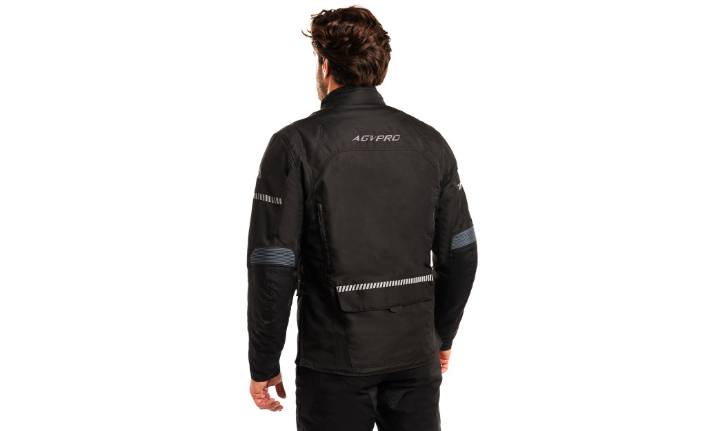 AGVPRO BOSTON DRY-TEX ΜΠΟΥΦΑΝ ΜΗΧΑΝΗΣ 3/4 ΜΑΥΡΟ 