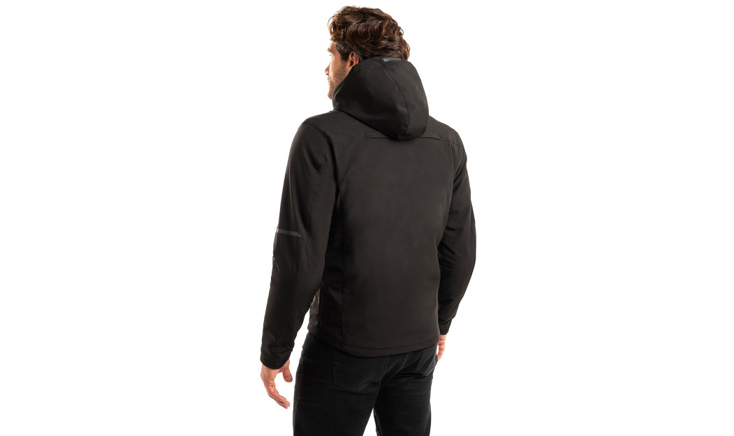 AGVPRO URBANO-DR ΜΠΟΥΦΑΝ ΜΗΧΑΝΗΣ SOFT SHELL ΜΑΥΡΟ