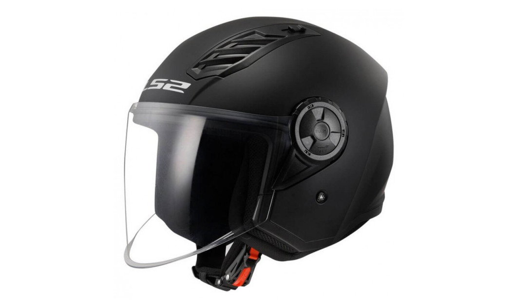 LS2 AIRFLOW II OF616 ΚΡΑΝΟΣ JET SOLID BLACK MATT