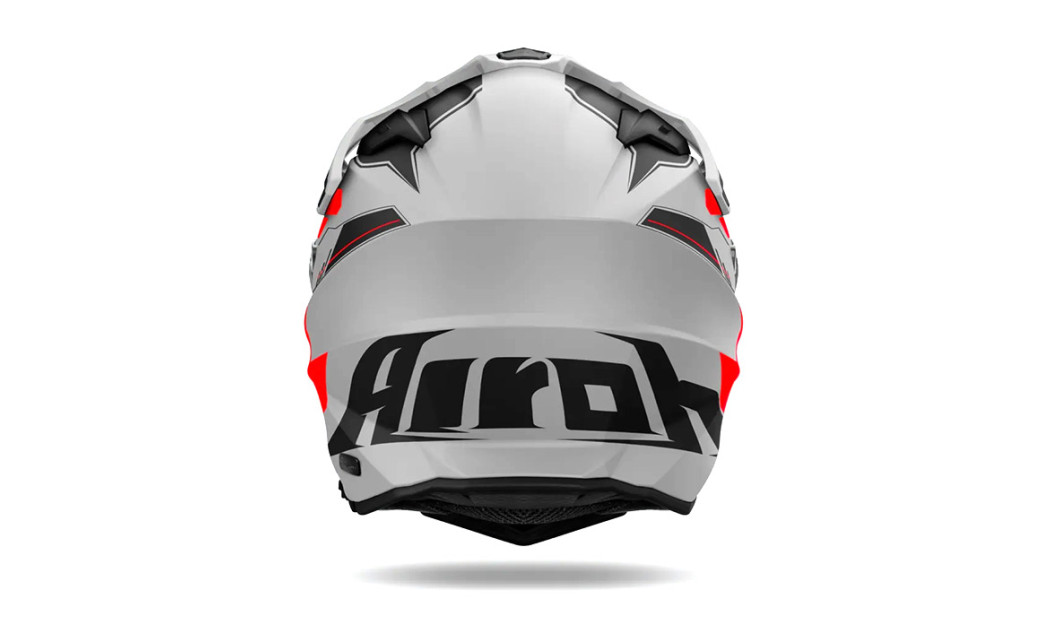 AIROH COMMANDER II REVEAL ΚΡΑΝΟΣ FULL FACE ENDURO MATT GREY FLUO RED
