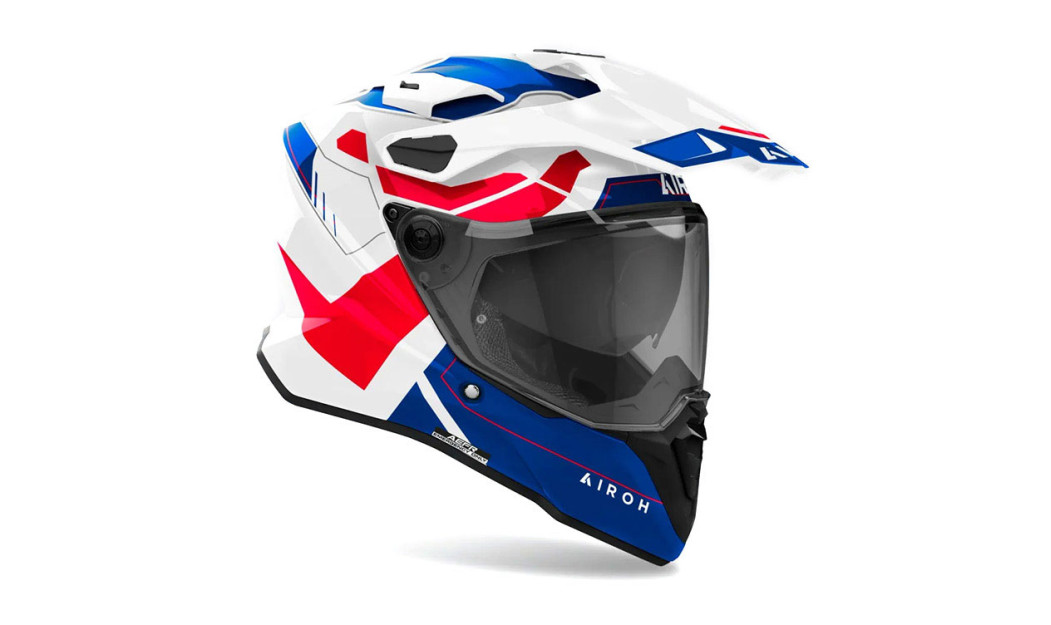 AIROH COMMANDER II ΚΡΑΝΟΣ FULL FACE ENDURO REVEAL BLUE/ RED