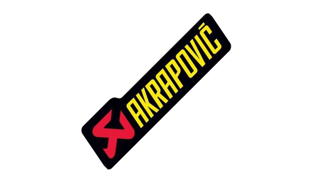 ΜΕΤΑΛΛΙΚΟ ΑΥΤΟΚΟΛΛΗΤΟ ΣΗΜΑ ΑΛΟΥΜΙΝΙΟΥ AKRAPOVIC ΧΡΥΣΟ