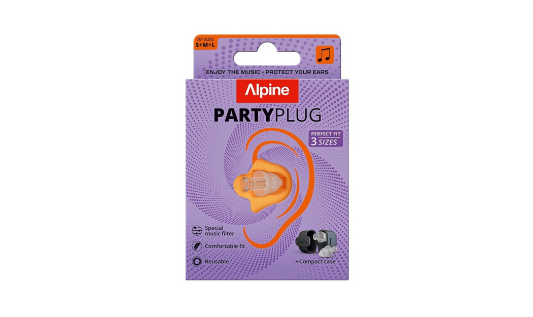 ALPINE PARTYPLUG ΩΤΟΑΣΠΙΔΕΣ ΜΟΥΣΙΚΟ ΦΙΛΤΡΟ ΔΙΑΦΑΝΕΣ