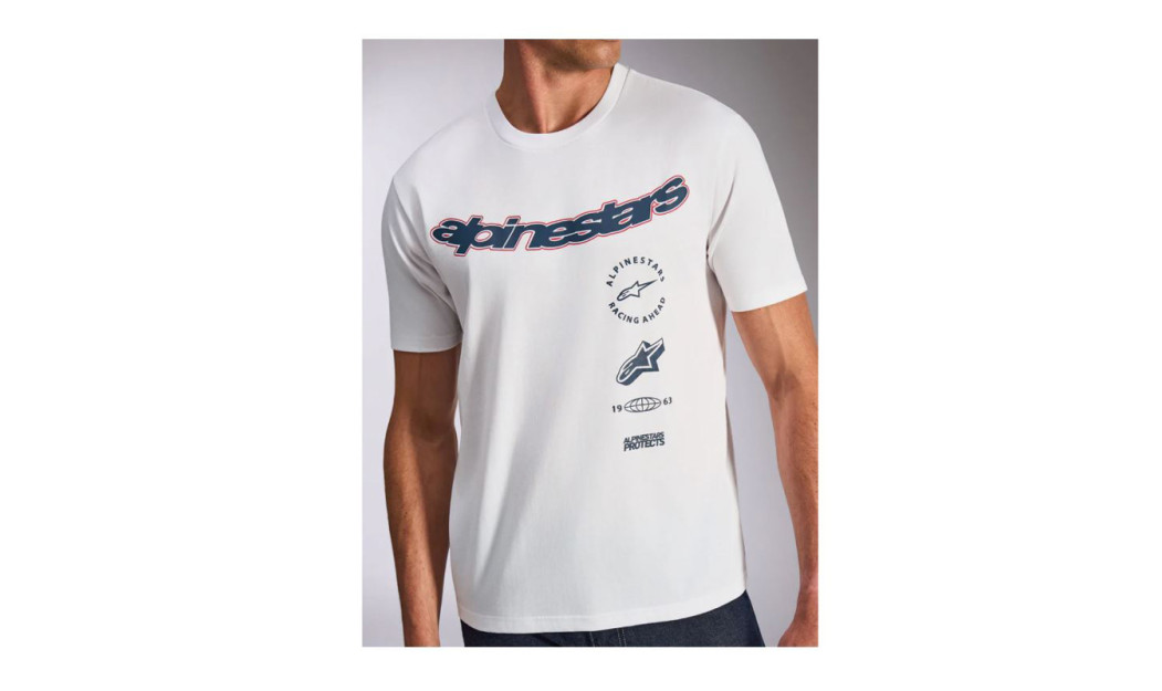 ALPINESTARS T-SHIRT ABUS SS CSF WHITE