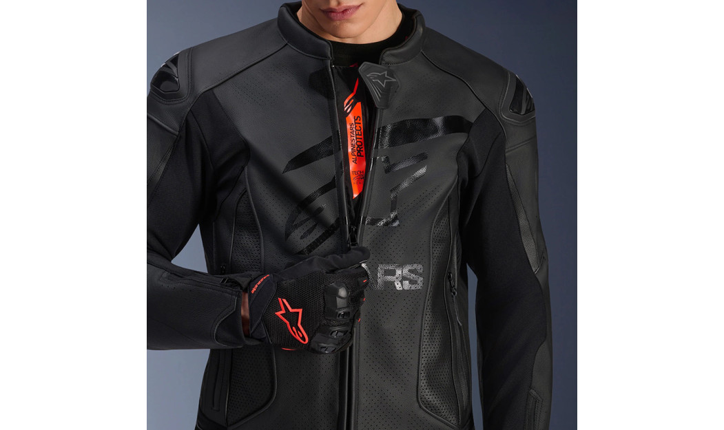 ALPINESTARS GP PLUS V4 ΔΕΡΜΑΤΙΝΟ ΜΠΟΥΦΑΝ ΜΗΧΑΝΗΣ BLACK