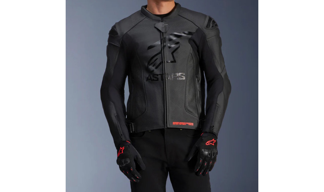 ALPINESTARS GP PLUS V4 ΔΕΡΜΑΤΙΝΟ ΜΠΟΥΦΑΝ ΜΗΧΑΝΗΣ BLACK